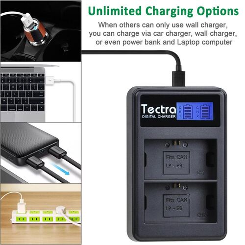 工厂销2650mAh 4PCS LP E6 lp e6n batteryI for Canon EOS 5D Ma