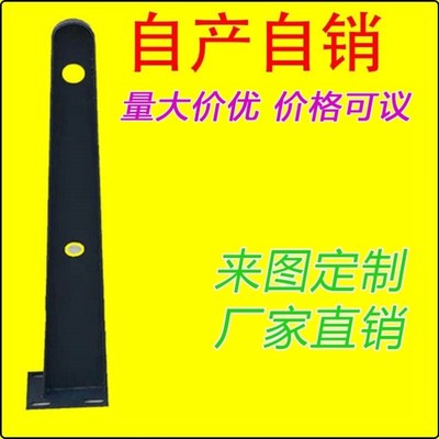 门口雨挡玻璃雨棚牛腿钢梁社区停车雨棚挑梁钢梁幕墙配件玻璃爪件