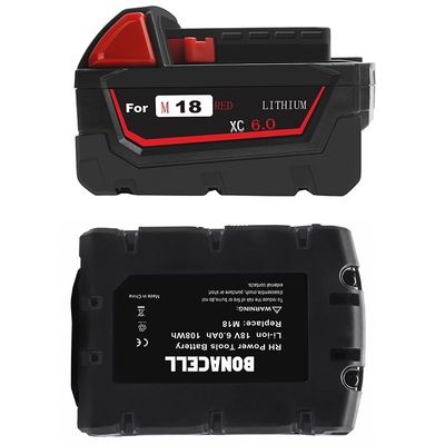 New Battery 6.0Ah 108Wh Li-Ion Tool Battery For Milwaukee M1