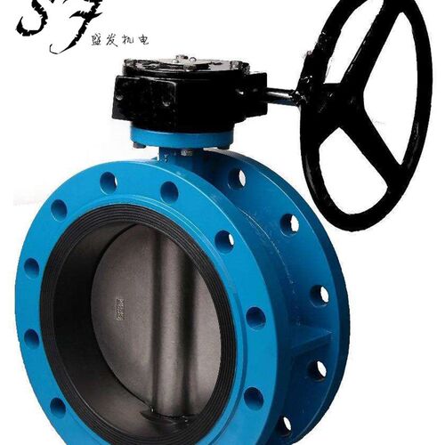 D341X-16法兰蝶阀 涡轮手动蝶阀 铸铁球墨板dn65 80 100 150 200