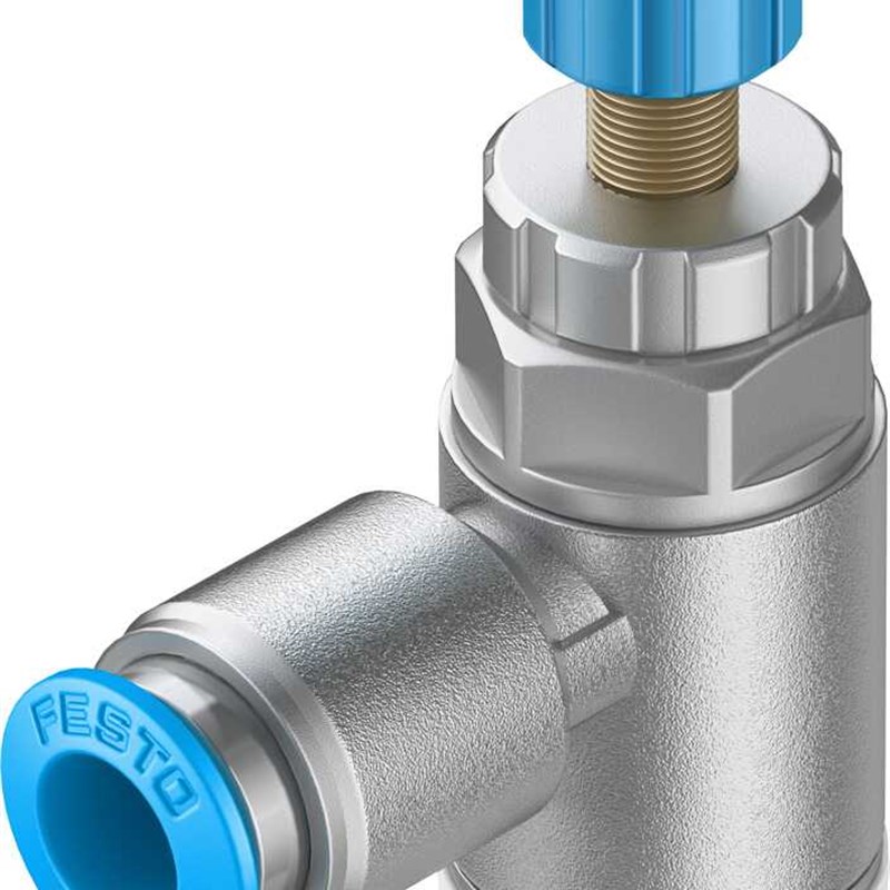 FESTO费斯托单向节流阀GRLA-1/8-1/4-3/8-1/2-QS-4-6-8-10-RS-D
