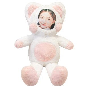 人形玩偶抱枕diy定制可印人脸人像照片送男友女朋友生日公仔娃娃