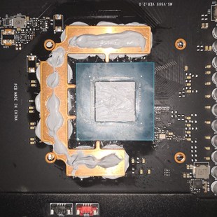 3070 3080 3090显卡显存散热铜片用硅脂不需导热垫堪比水冷石墨烯