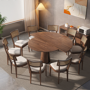 4分台可折叠圆桌面台面餐桌家用10/20人圆形单独大圆桌面板定制