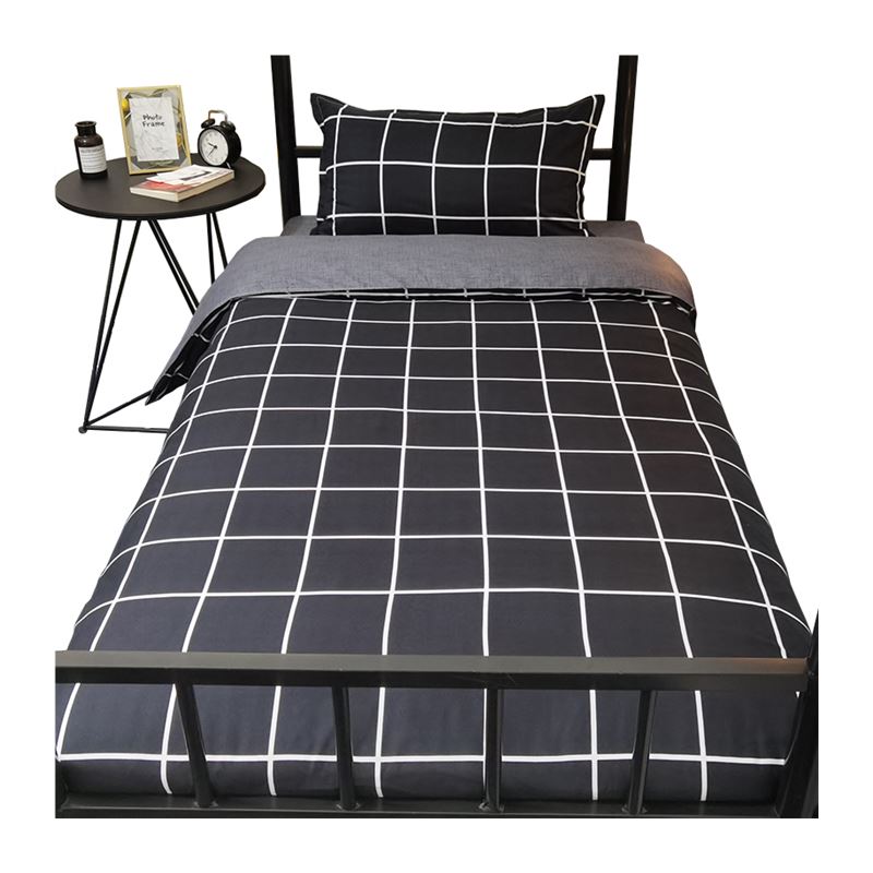 大学生宿舍床上三件套男住校生用品学生床单O被套高中生专用初中