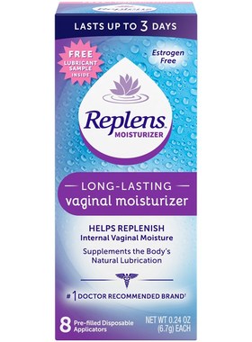 replens妇科滋润栓剂保湿女性阴道凝胶私处水润补水更年期产干涩