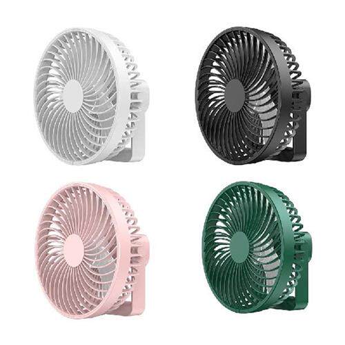 热销Rechargeable 3 Gears Adjustable Personal USB Desk Fan