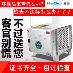 厨房油烟净化器商用油烟机 油雾收E集器无烟烧烤车低空油烟净化器
