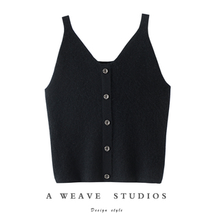 毛衣背心针织打底衫 羊绒吊带女纯羊绒开衫 棒 启超再出炸裂背心