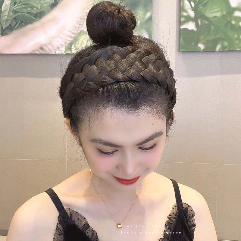 新款假发发箍五股辫编发加t宽边鱼骨辫麻花头箍女高颅顶遮白发头属于什么档次？