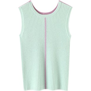 吊带四季 柔美娇婉 羊绒背心女纯羊绒毛衣套头内搭外穿针织打底衫