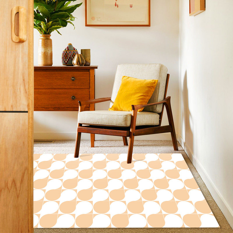 简约奶油风入户门地垫免洗可擦进门地毯门垫可裁剪皮革防水厨房垫,居家布艺,入户地垫,淘宝优惠券,粉丝福利购,淘宝优惠卷