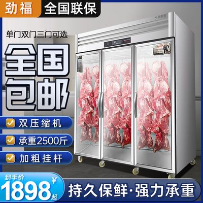 挂肉柜商用保鲜柜鲜肉冷冻柜熟成柜冷藏立式冷鲜肉排酸铜管展示柜