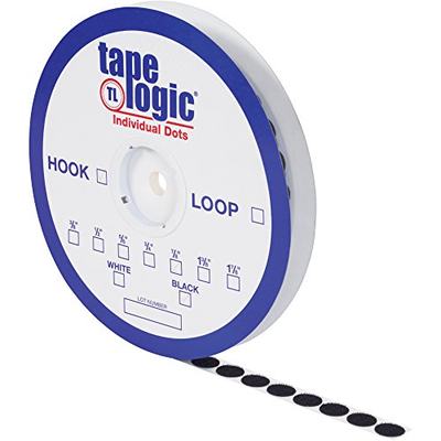 新品Tape Logic Individual Tape Dots, Loop, 3/4“, Bla