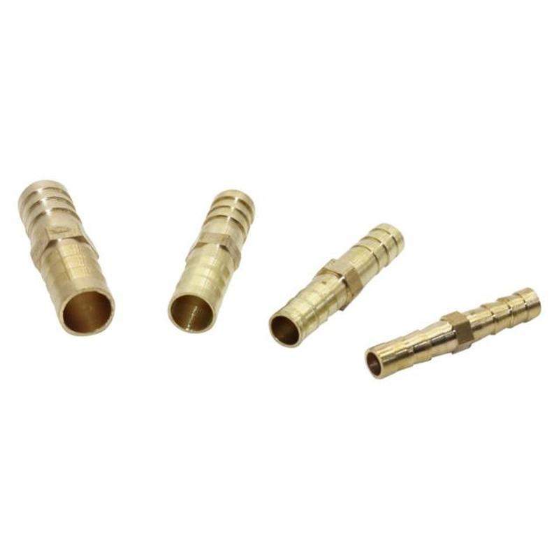 极速6/8/10/12mm OD Straight Hose Joiner Brass Barb Connector