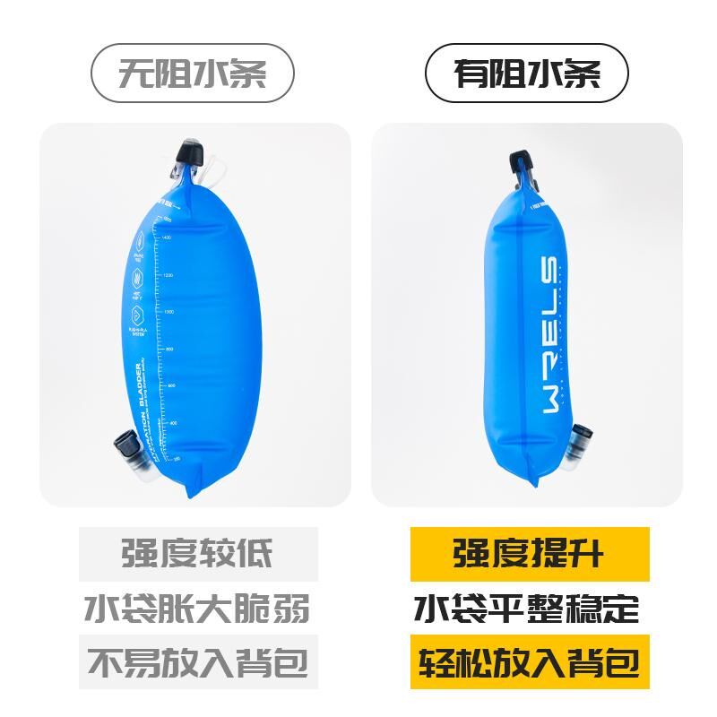 户外运动便携饮水袋登山徒步越野跑步骑行大容量补水囊折叠储水袋