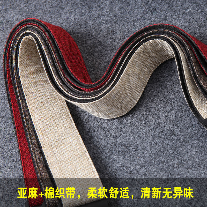 简约棉麻民谣木吉l他背带 个性加宽吉他肩带电吉他背带男女吉他带