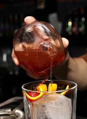 1Pcs Crystal Skull Head Shot Glass Party Transparent Champag