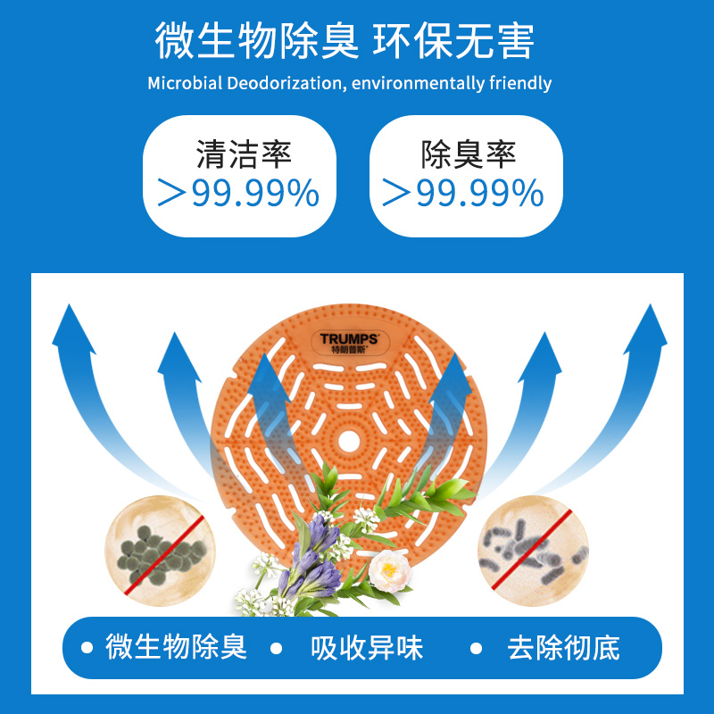 男厕所小便池除j臭垫卫生间除异味尿斗滤网防溅防垢芳香球香薰香