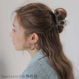 cross dish white transparent Dongdaemun hair 推荐 grab Korea