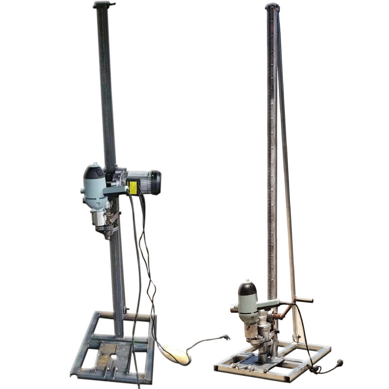 家用2000w小型打井机民用农用民用锯齿条架子钻井挖井机械设备