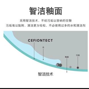 极速智洁釉台中盆半嵌入式 一体陶瓷单三孔洗手盆洗面盆台上盆单盆