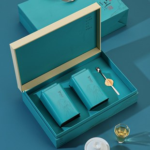 2023新款绿茶包装盒空礼盒半斤一斤装明前龙井碧螺春毛Y尖茶叶空