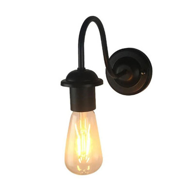 网红Creative and simple wrought iron wall lamp single head