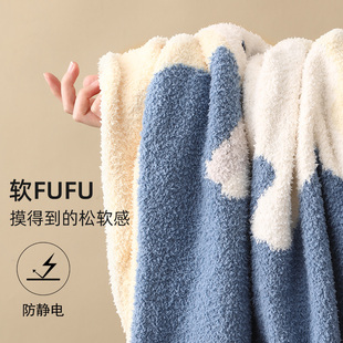 半边绒月子服冬季 加绒加厚产妇喂奶家居服 产后哺乳孕妇睡衣秋冬款