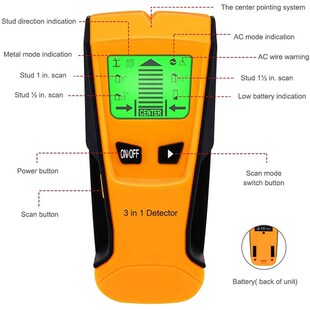 Scanner Sensor Wall Electronic Finder Stud Beam