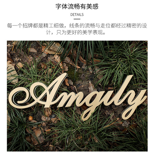 不锈钢背发光字水晶门头字镂空广告牌制作形象墙背光字招牌定做