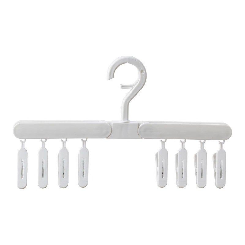 新款旅行便携夹晾晒衣架内衣袜帽子晾衣架多夹子晒衣架折叠晒袜晾,收纳整理,多夹子晾衣架,淘宝优惠券,粉丝福利购,淘宝优惠卷