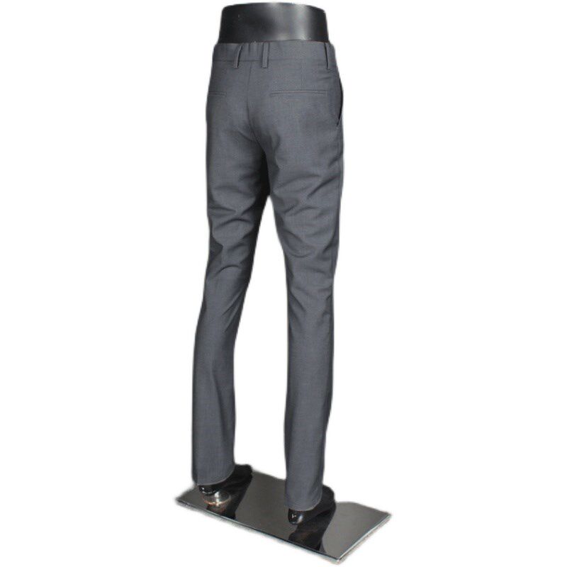 商务休闲西裤男春夏薄款免烫抗皱直筒裤中青年时尚U修身韩版长裤