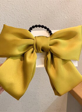 小众高货2021 New Arrival Big Bows Elastic Hair Bands Women G