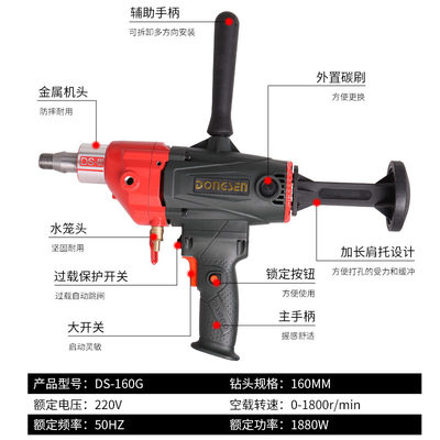 DS160G液油石提款金合手水钻机空调安全离刚T过载保护东森19