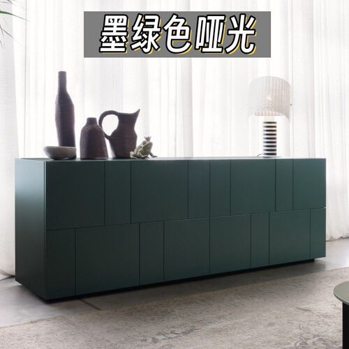 烤漆餐边柜现代简约斗柜轻奢现代餐边柜储物Q柜实木玄关柜卧室柜