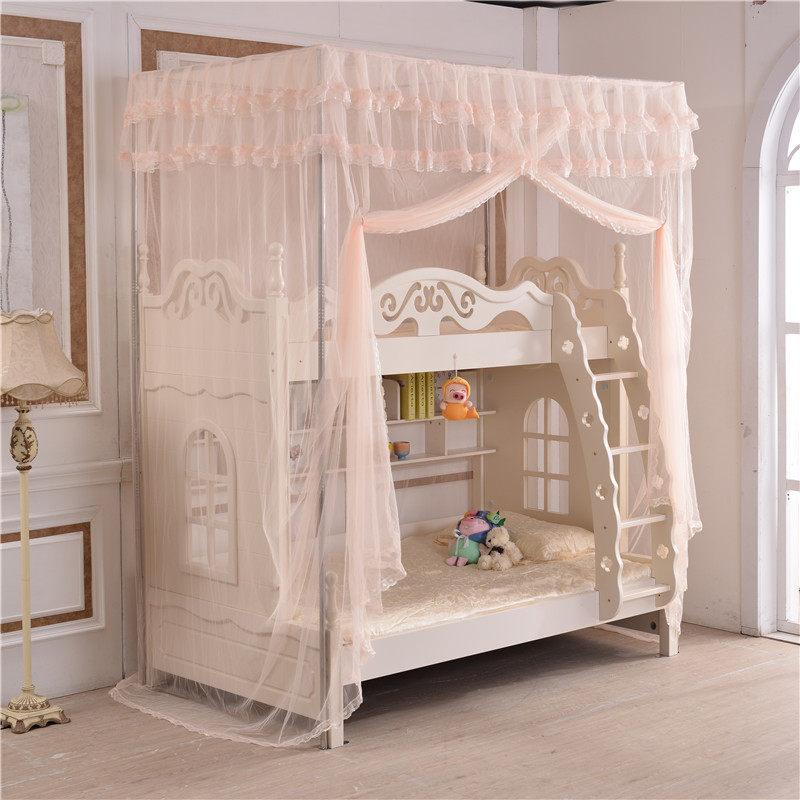 双层高低床 子母床 上下铺儿童衣柜梯1.2米1.5 压脚蚊帐不打墙,床上用品,蚊帐,淘宝优惠券,粉丝福利购,淘宝优惠卷