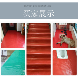 牛筋防滑垫PVC地垫仓库工厂楼梯厨房防水牛津室外耐磨橡胶垫地毯