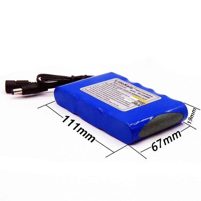 推荐Liitokala high capacity 12 V 6800 mAh 18650 lithium batt