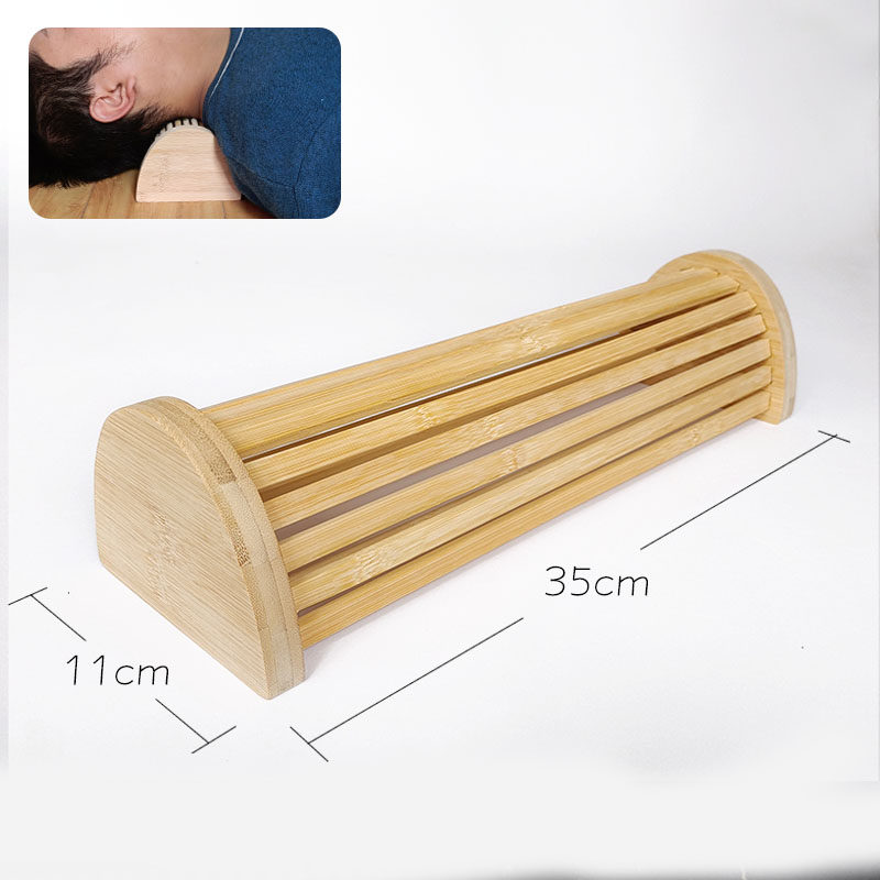 天然老式竹枕竹片枕头修复颈椎枕头空心护颈枕缓解脖子腰矫正牵引