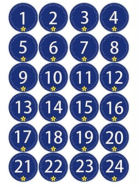 Christmas Gift Bags Calendar Countdown Jute Bag Advent Calen