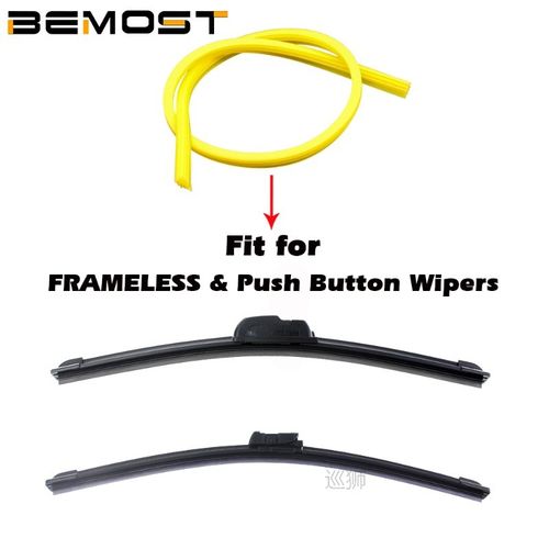 2pcs Car Wiper Blade Silica gel Silicon Refill Strips 12