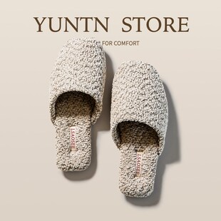 秋冬新品情侣家用高级感简约棉拖鞋女室内轻便防滑牛筋底居家鞋男
