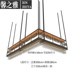 定制厂销酒杯倒挂架红酒杯架现u代吧台酒架吊架悬挂式 酒柜置物架