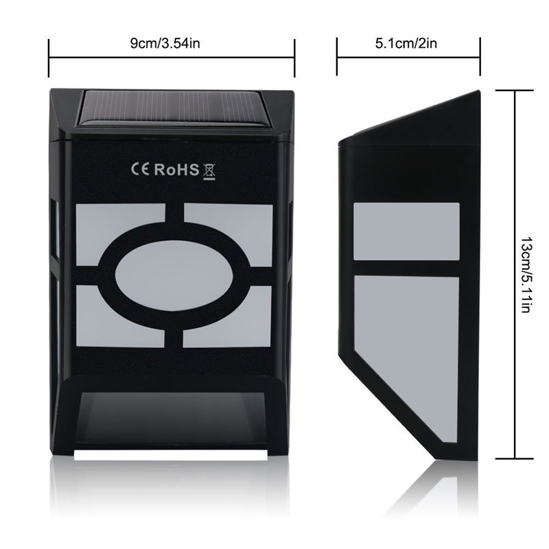 LED light sensol oalrr-mounted automatic lighting swlar wall 包装 纸自封袋 原图主图