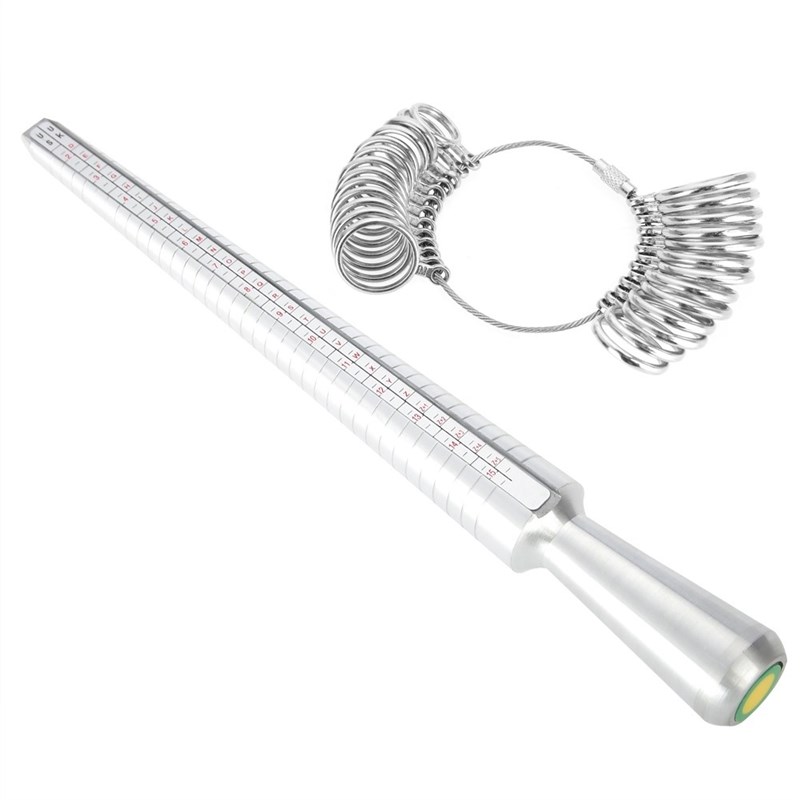 New Standard Finger UK Ring Sizer Gauge / Ring Mandrel Sizi
