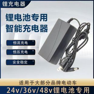 24V36V48V电动车锂电池锂离子充电器希洛普自行车滑板外送代驾车