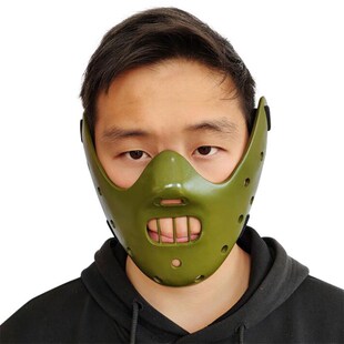 沉默的羔羊汉尼拔k面具万圣节圣诞节面罩影视道具假面舞会派对mas