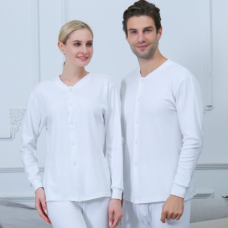 中领白色秋衣套装男女秋衣秋裤保暖内衣薄款男士棉毛衫半高领,女士内衣/男士内衣/家居服,保暖套装,淘宝优惠券,粉丝福利购,淘宝优惠卷