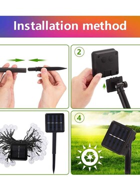 Led Solar Energy Light Garden Outdoor House Party Decoratio